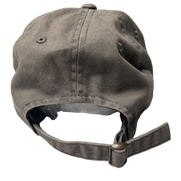 Earthly Hat Strap Back Brown Adjustable Brass Buckle‎ Organic Cotton Dad Cap - Picture 4 of 7